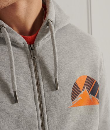 Heritage Mountain Graphic Zip Hoodie Image 4