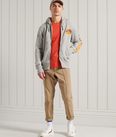 Heritage Mountain Graphic Zip Hoodie Image 3