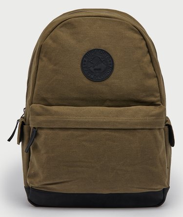 Unisex Waxed Canvas Montana Rucksack Image 1