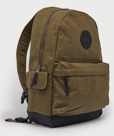 Unisex Waxed Canvas Montana Rucksack Image 5