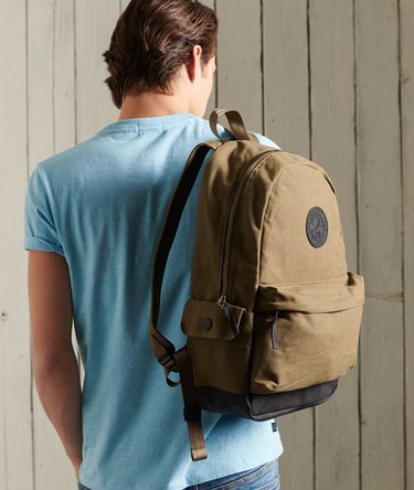 Unisex Waxed Canvas Montana Rucksack Image 3