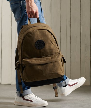 Unisex Waxed Canvas Montana Rucksack Image 2