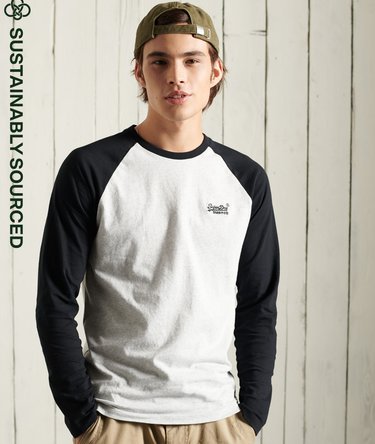 Organic Cotton Baseball Top Image 1