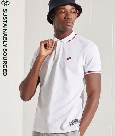 Organic Cotton Sportstyle Twin Tipped Polo Shirt Image 1