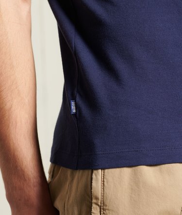 Vintage T-shirt i &oslash;kologisk bomuld med broderi Image 3