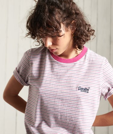 Organic Cotton Stripe T-Shirt Image 3