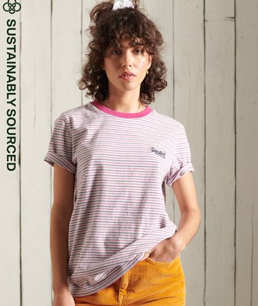 Organic Cotton Stripe T-Shirt Image 1