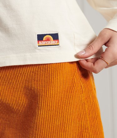 Haut ray&eacute; &agrave; manches longues Cali en coton biologique Image 5