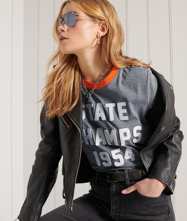 Collegiate Colour Block T-Shirt Image 3