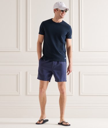 Organic Cotton Micro Texture T-Shirt Image 2