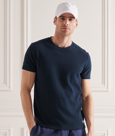Organic Cotton Micro Texture T-Shirt Image 1