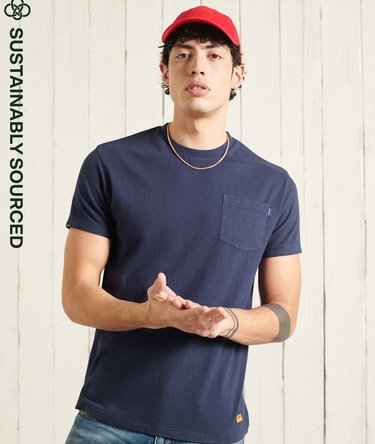 LA Beach T-Shirt aus Bio-Baumwolle mit Tasche Image 1