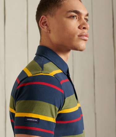 Gestreept Cali poloshirt van biologisch katoen Image 4