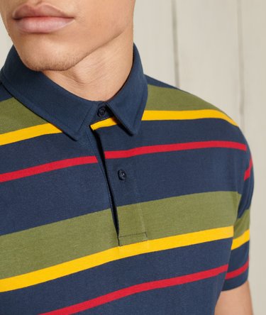 Gestreept Cali poloshirt van biologisch katoen Image 3