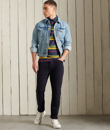 Gestreept Cali poloshirt van biologisch katoen Image 2