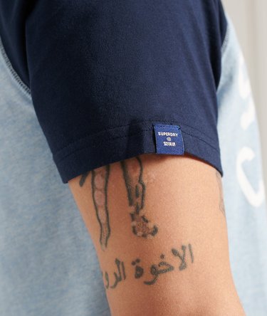 Organic Cotton Cali Surf Graphic Baseball T-Shirt Image 5