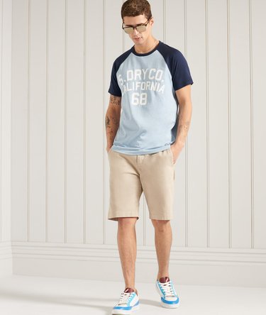 Organic Cotton Cali Surf Graphic Baseball T-Shirt Image 2