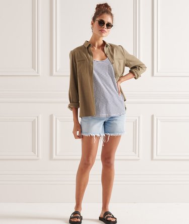 Organic Cotton Pocket Tank Top Image 2