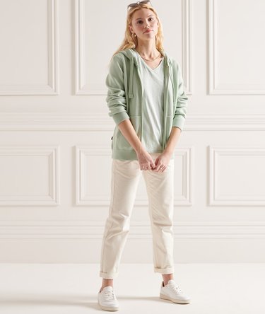 Essential Organic Cotton Zip Hoodie Image 2