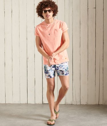 LA Beach T-Shirt aus Bio-Baumwolle mit Tasche Image 2