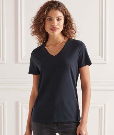 Organic Cotton Essential V-neck T-shirt Image 1