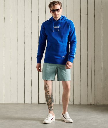 Cali Sleeve Stripe Core Logo Hoodie Image 3