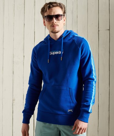 Cali Sleeve Stripe Core Logo Hoodie Image 2