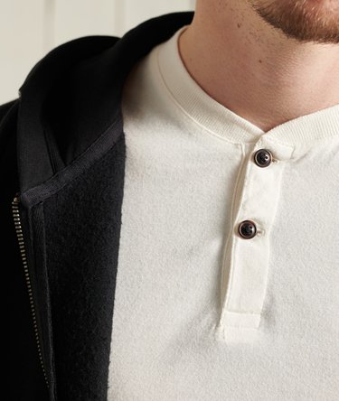 Organic Cotton Short Sleeve Half Button Top Image 3