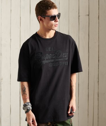 Camiseta de corte cuadrado Vintage Logo Image 1