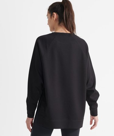 Übergroßes Training Sweatshirt mit Grafik und Rundhalsausschnitt Image 3