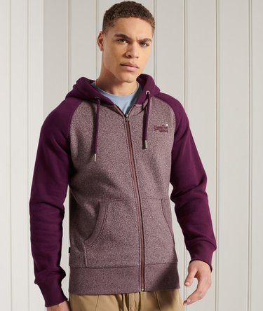 Orange Label Classic Raglan Zip Hoodie Image 1