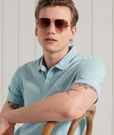 Organic Cotton LA Beach Jersey Polo Shirt Image 3