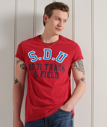 Lightweight Track & Field Graphic T-Shirt Image 1
