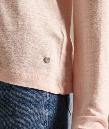 NYC top i h&oslash;r med blondeindsats Image 4