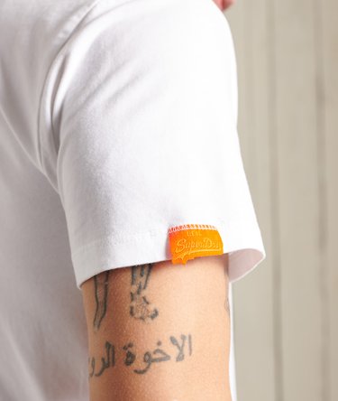 Orange Label Vintage T-shirt med V-hals og broderi Image 3