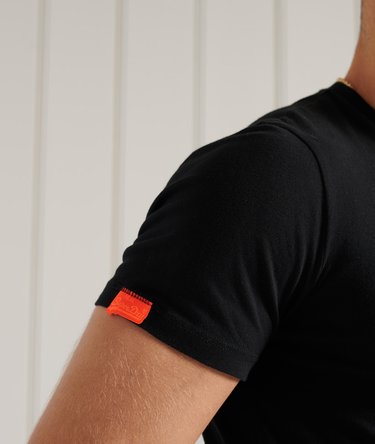 Orange Label Vintage T-shirt med broderet logo Image 4