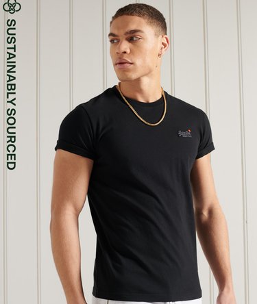 Orange Label Vintage T-shirt med broderet logo Image 1