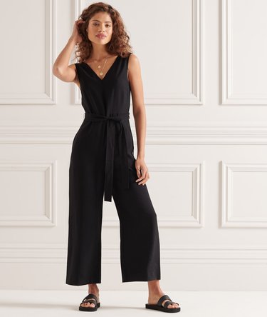 V-neck Jumpsuit Image 1