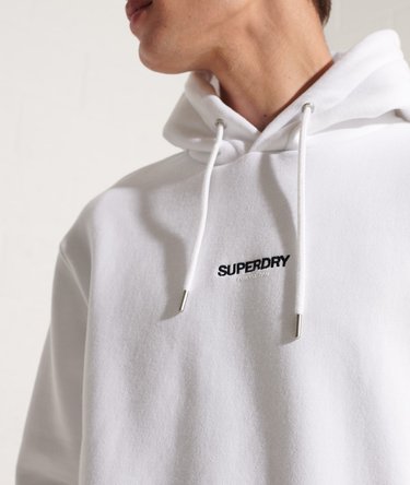 Sudadera con capucha, corte cuadrado y micrologo estampado Image 3