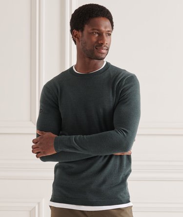 Merino Lightweight Crew Jumper Image 1