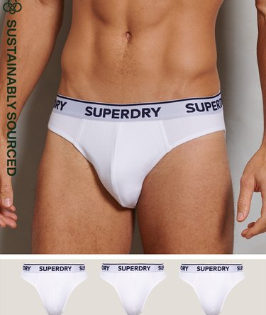 Lot de trois slips classiques en coton biologique Image 2