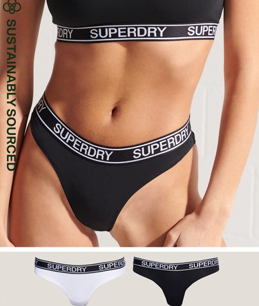 Slip in cotone biologico Grace Super in confezione da due Image 1