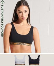 Organic Cotton Grace Super Bralette Double Pack