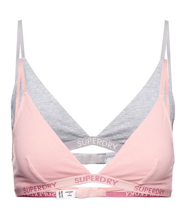 Organic Cotton Harper Triangle Bralette 2 Pack Image 4
