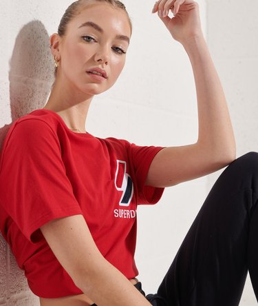 T-shirt en velours chenille et coton biologique Sportstyle Image 3