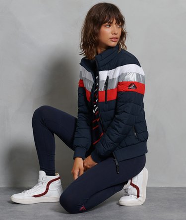 Colourblock Fuji Bomber Jacket Image 4