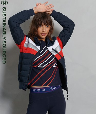Colourblock Fuji Bomber Jacket Image 1