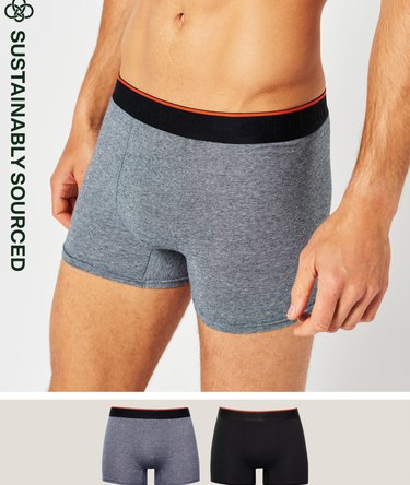 Organic Cotton Classic Boxer Double Pack Image 1