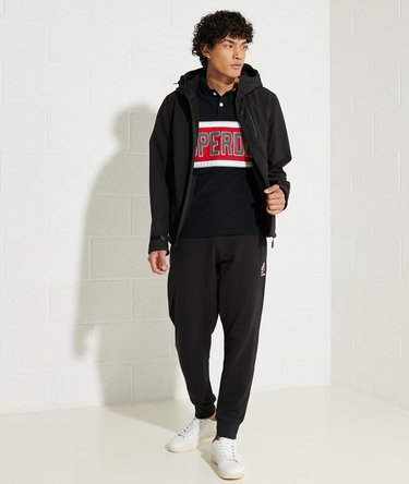 Retro Sports Applique Polo Shirt Image 2