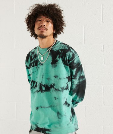 Unisex Tie Dye Crew Sweatshirt Image 3